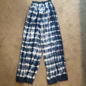 CLOTH AND STONE Tie Dye Wide Leg Pant